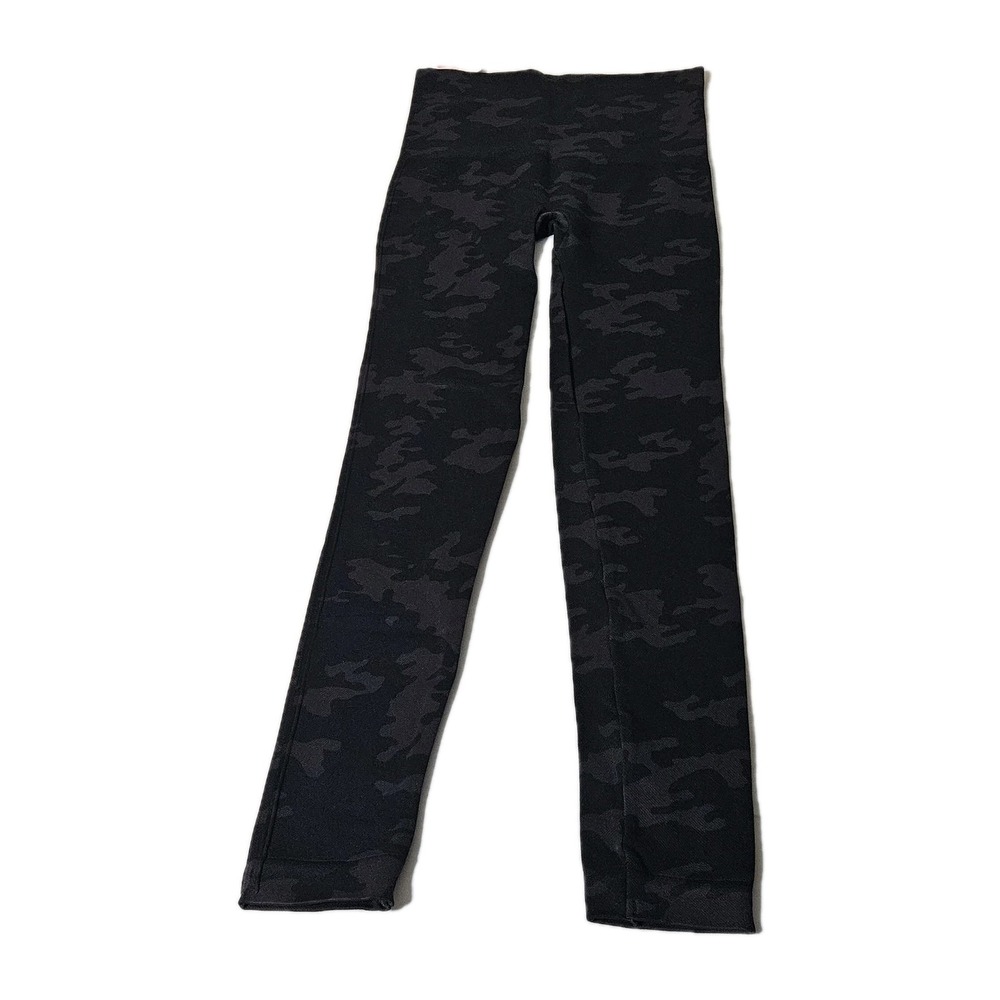 NEW Spanx  Small Petite  Black Camo Leggings Pants Shapewear ‎ LAURA of PEMBROKE - Picture 3 of 9